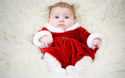 

Posterhouzz Cute Baby In Red Dress Photographic Paper(12 inch X 18 inch, Rolled)