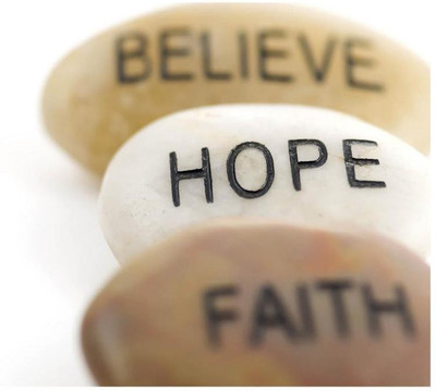 

Believe, Hope, Faith_poster Paper Print(12 inch X 18 inch, Rolled)