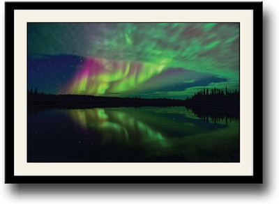 

Aurora Lights Fine Art Print(10 inch X 14 inch, Framed)
