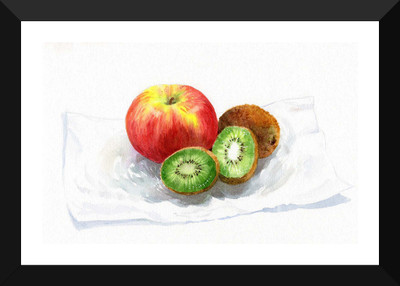 

Tallenge Art For Kitchen - Art Of Fruits And Their Freshness - Premium Quality A3 Size Framed Poster Paper Print(17 inch X 12 inch, Framed)