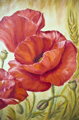 

Floral Canvas Art(48 inch X 32 inch)