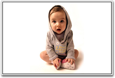 

Baby in Hoodie Paper Print(12 inch X 18 inch)