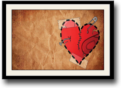 

Broken heart Fine Art Print(10 inch X 14 inch, Framed)