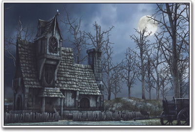 

Haunted House Paper Print(12 inch X 18 inch)