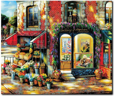 75% OFF on Stybuzz American Gallery Painting Frameless Canvas Art(22 inch X 18 inch)