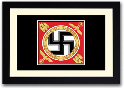 

Nazi Symbol Of Swastika Fine Art Print(14 inch X 20 inch, Framed)