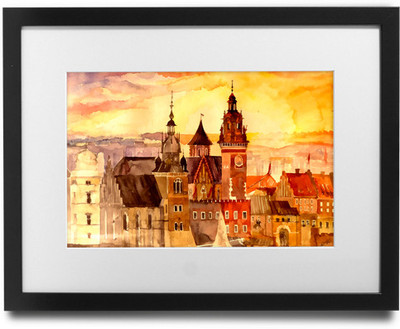 

Shaildha's Water Colour Painting Print of Karkow Fine Art Print(9 inch X 11 inch)