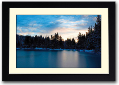 

Frozen Lake Fine Art Print(14 inch X 20 inch, Framed)