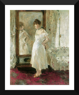 

Tallenge Old Masters Collection - Psyche by Berthe Morisot - Premium Quality A3 Size Framed Poster Paper Print(17 inch X 12 inch, Framed)