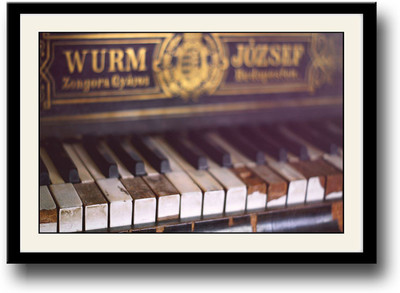 

Vintage Piano Fine Art Print(10 inch X 14 inch, Framed)