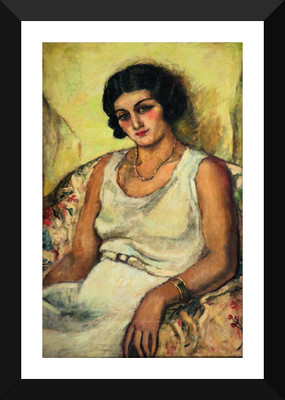 

Tallenge - Klarra Szepessy By Eminent Indian Artist Amrita Sher-Gil - Premium Quality A3 Size Framed Poster Paper Print(17 inch X 12 inch, Framed)