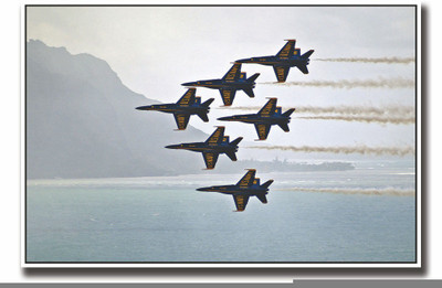 

Posterhouzz 6 blue us navy planes Fine Art Print(12 inch X 18 inch, Rolled)