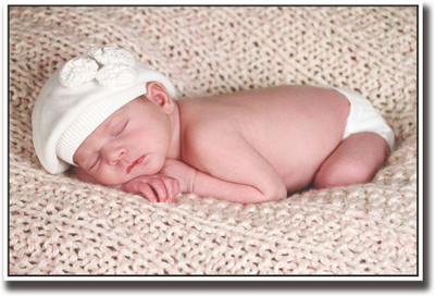 

Baby with white hat Fine Art Print(12 inch X 18 inch, Rolled)