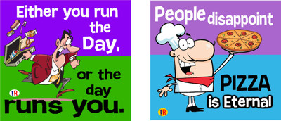 

EITHER U RUN PPL DISAPPOINT Paper Print(12 inch X 12 inch, Rolled)