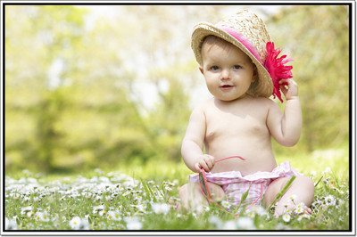 

Posterhouzz Baby With Cute Hat Poster Paper Print(12 inch X 18 inch, Rolled)