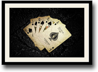 

Vintage Cards Fine Art Print(10 inch X 14 inch, Framed)