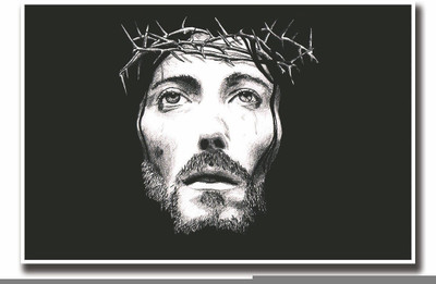 

Posterhouzz Jesus Christ God Face Fine Art Print(12 inch X 18 inch, Rolled)