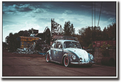

Vintage ACDC car Fine Art Print(12 inch X 18 inch, Rolled)
