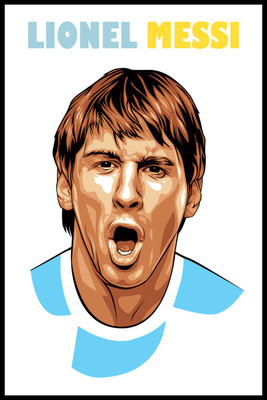 

Posterhouzz Lionel Messi Poster Paper Print(12 inch X 18 inch, Rolled)