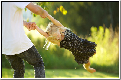 

Posterhouzz Baby Playing With Father Poster Paper Print(12 inch X 18 inch, Rolled)