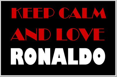 

Posterhouzz Keep Calm And Love Ronaldo Poster Paper Print(12 inch X 18 inch, Rolled)