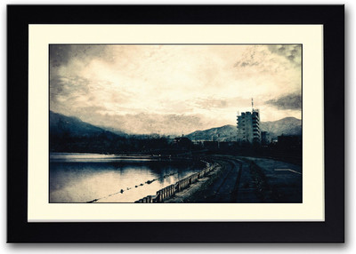 

Beach Landscape Fine Art Print(14 inch X 20 inch, Framed)