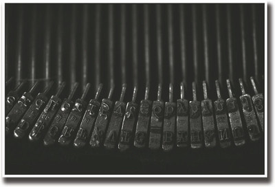 

Typewriter letters Fine Art Print(12 inch X 18 inch, Rolled)