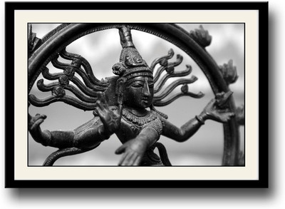 

Natraj Black and white Fine Art Print(10 inch X 14 inch, Framed)