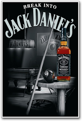 Break Into Jack Daniels Paper Print(18 inch X 12 inch)