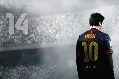 

Lionel Messi 14 is coming poster Paper Print(12 inch X 18 inch, Rolled)