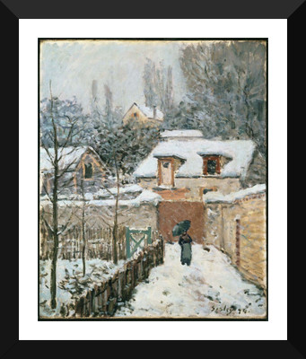 

Tallenge Old Masters Collection - Snow at Louveciennes by Alfred Sisley - Premium Quality A3 Size Framed Poster Paper Print(17 inch X 12 inch, Framed)