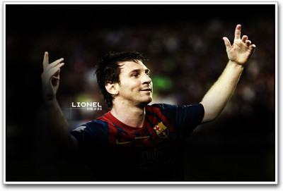 

Lionel Messi Photographic Paper(12 inch X 18 inch)