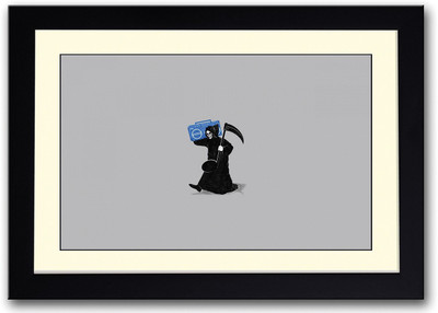 

Death Music Ripper Fine Art Print(14 inch X 20 inch, Framed)