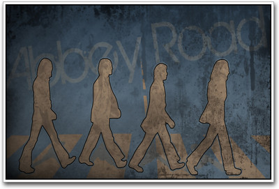 

The Beatles Abbey Road Paper Print(12 inch X 18 inch)