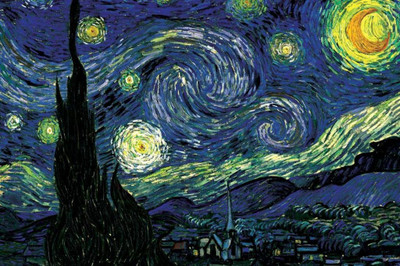 

Posterhouzz Starry Night Over The Rhone By Vincent Van Gogh Poster Fine Art Print(12 inch X 18 inch, Rolled)