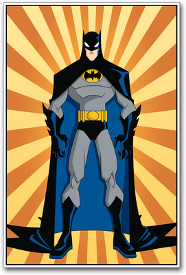 

Batman Cartoon Paper Print(18 inch X 12 inch)