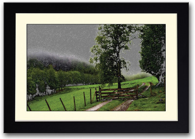 

Artistic Green Field Fine Art Print(14 inch X 20 inch, Framed)