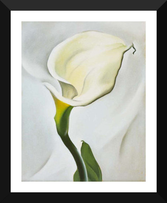 

Tallenge Modern Masters Collection - Calla Lily Turned Away By Georgia O'Keeffe - Premium Quality A3 Size Framed Poster Paper Print(17 inch X 12 inch, Framed)