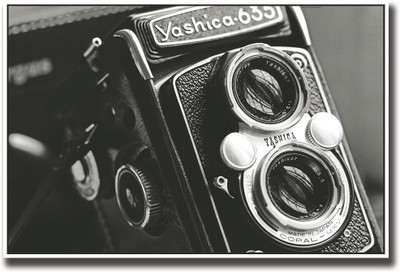 

Vintage Yashica camera Fine Art Print(12 inch X 18 inch, Rolled)