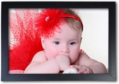 

Cute Baby Poster (Ver. 2) Poster with Frame Paper Print(14 inch X 20 inch, Streched)