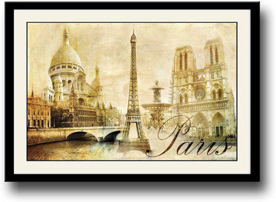 

Paris vintage photography Fine Art Print(10 inch X 14 inch, Framed)