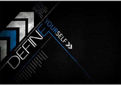 

Posterhouzz Define Yourself Paper Print(12 inch X 18 inch, Rolled)