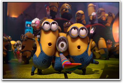 

Minion Dancing Paper Print(12 inch X 18 inch)