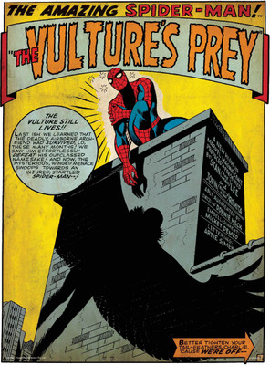 

Spiderman - vultres prey poster (Officially Licensed) Paper Print(24 inch X 16 inch, Rolled)
