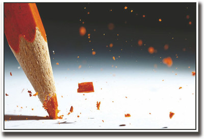 

Orange Pencil Photography Fine Art Print(12 inch X 18 inch, Rolled)