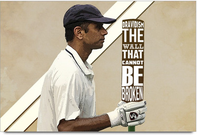 64% OFF on ShopMantra Rahul Dravid Quote Paper Print(12 inch X 18 inch)
