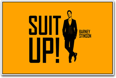 

Suit Up Barney Stinson Paper Print(12 inch X 18 inch)