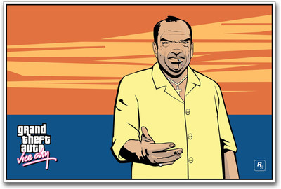 

GTA Vice City stunning Paper Print(12 inch X 18 inch)