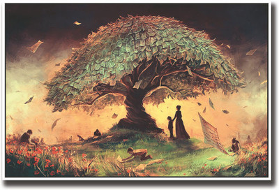 

Tree of Letters Fine Art Print(12 inch X 18 inch, Rolled)