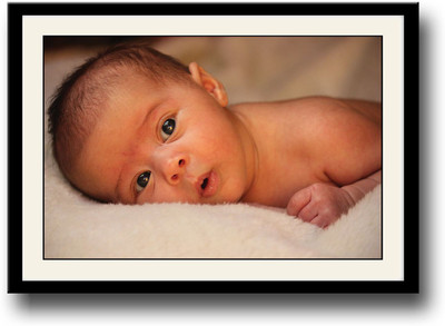 

Cute baby looking AFP2044 Fine Art Print(10 inch X 14 inch, Framed)